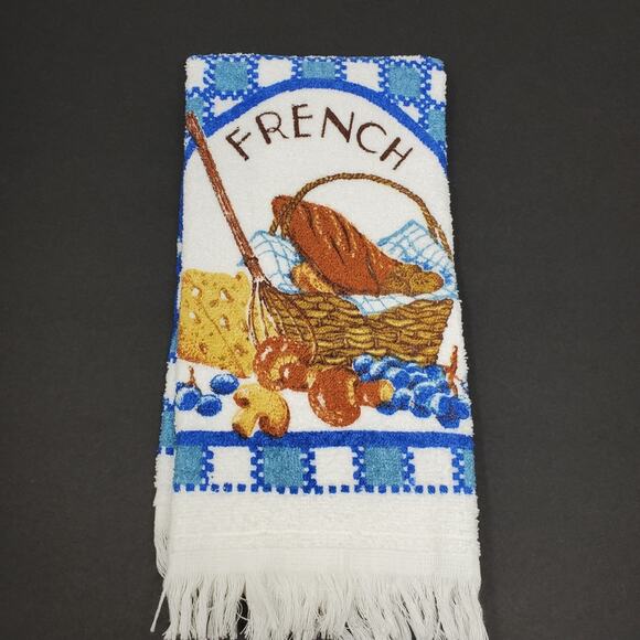 B&D 3 Pc Kitchen NEW Ensemble of French Kitchen themed kitchen Towels and Mitt - Picture 5 of 5
